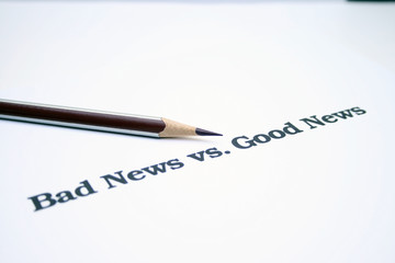 Bad news versus good news