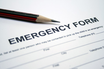 Emergency form