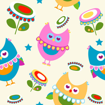 owls pattern