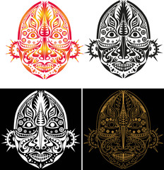 tribal ethnic religious mask