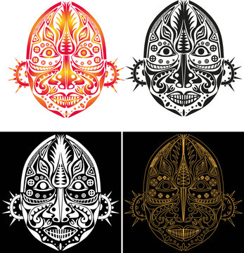 tribal ethnic religious mask