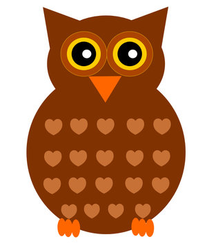 Vector Illustration of owl