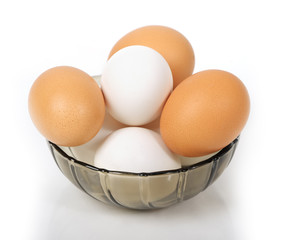 Eggs in dish