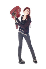girl nonconformist isolated