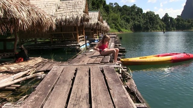 vacances sur le lac thailande