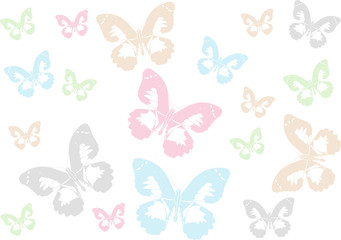 light color butterfly background