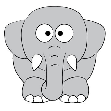 Elefant Zeichnung II