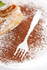 strudel with apples