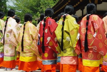 Naklejka premium 葵祭