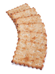 A well placed stack of crackers