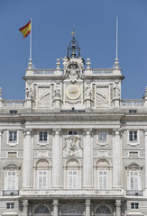 The Royal Palace in Madrid City. Spain