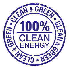 100% clean energy clean & green