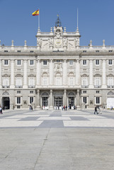 The Royal Palace in Madrid City. Spain