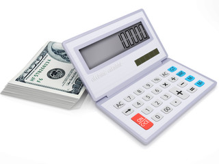 electronic calculator and cashes