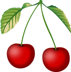 Cherries red fruits