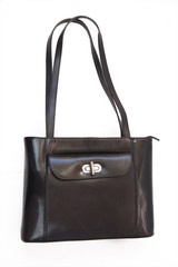 black shoulder bag