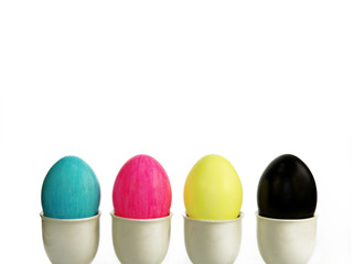 CMYK-Ostereier