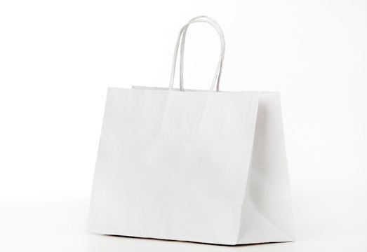 White shopping bag.