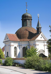 Fototapeta na wymiar Panorama alte Kirche