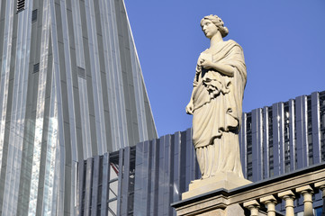 Schinkeltor Universität Leipzig Detail