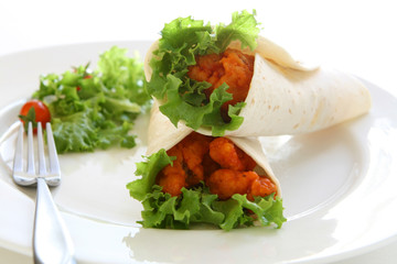 Buffalo Chicken Sandwich Wrap