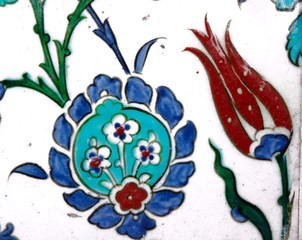 Old Handmade Turkish Tile