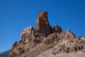 Fototapeta na wymiar Mt Teide skalnych
