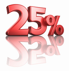 Glossy Red Twenty Five Percent