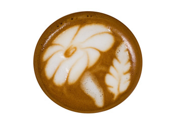 Coffee art, circle