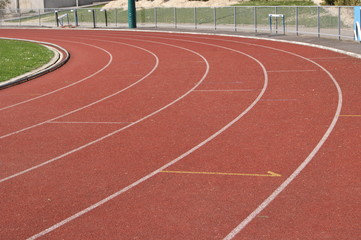 Piste d'athlétisme