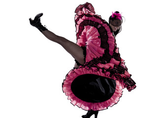 Obraz premium woman dancer dancing french cancan