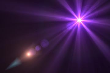 Lens flare abstract background