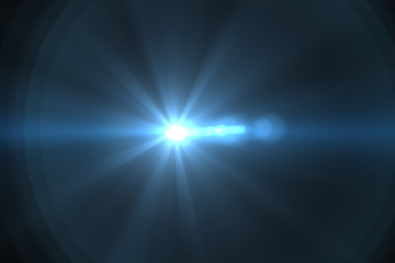 Lens flare abstract background