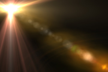 Obraz premium Lens flare abstract background