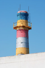 A brick chimney