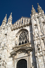 Fototapeta na wymiar Cathedral in Milan
