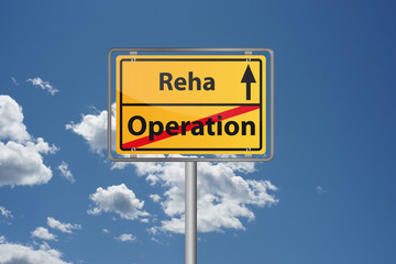Nach der Operation folgt die Reha