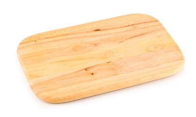Chopping board isolated on white