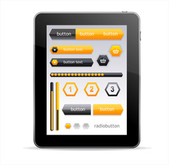 UI elements for Tablet