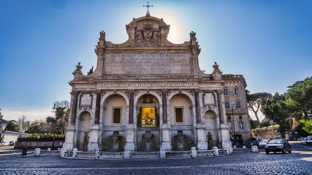 Fontana dell' Acqua Paola, Rome