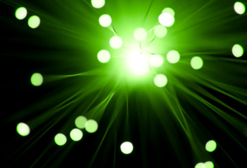 Fiber optic abstract.