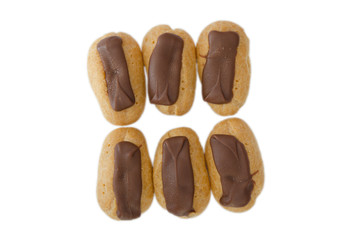 Gebäck - Eclair - Reihen