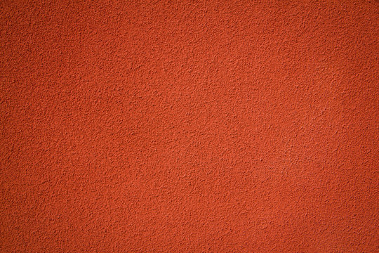 Red Stucco Textured Wall Background