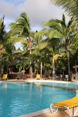 Obraz premium Hôtel palmier