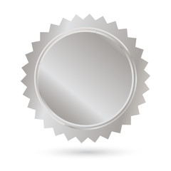 Empty Silver Guarantee Label