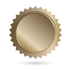 Blank Bronze Guarantee Label
