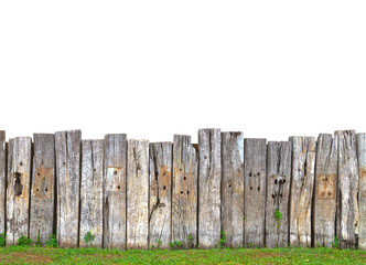 old wooden fence - 40254457