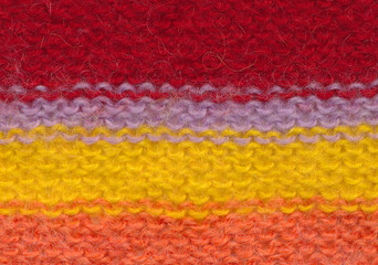 Background - colourful knitted textile