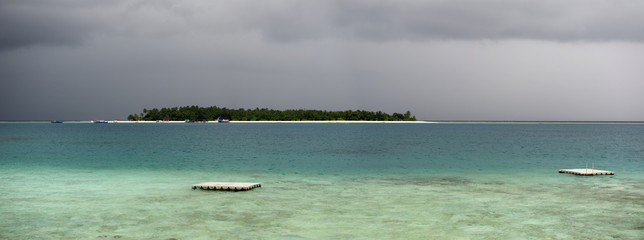 Storm at Maldives