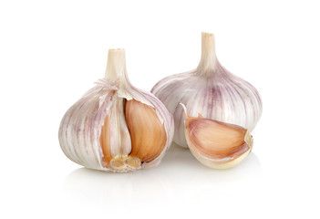 Two garlics and cloves